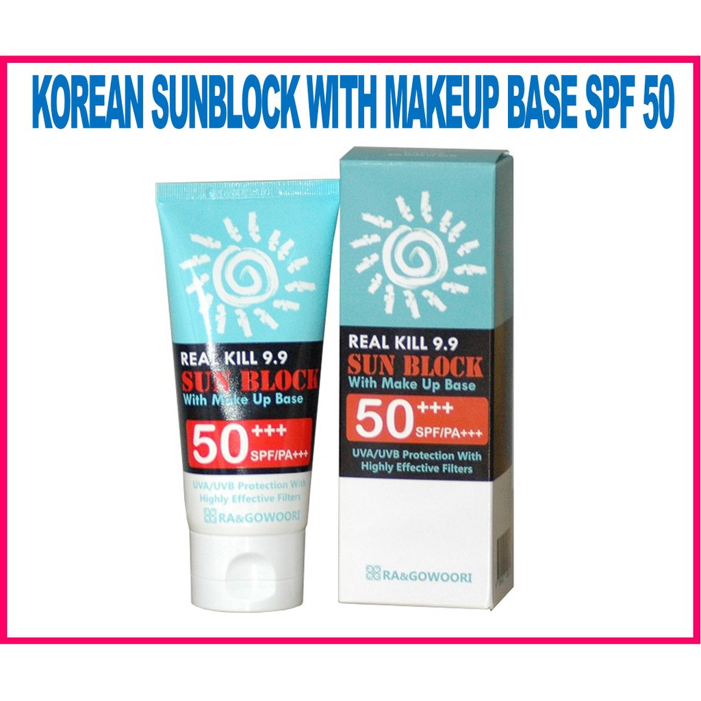 Gowoori Sunblock Cream with Make Up Base | Shopee Philippines