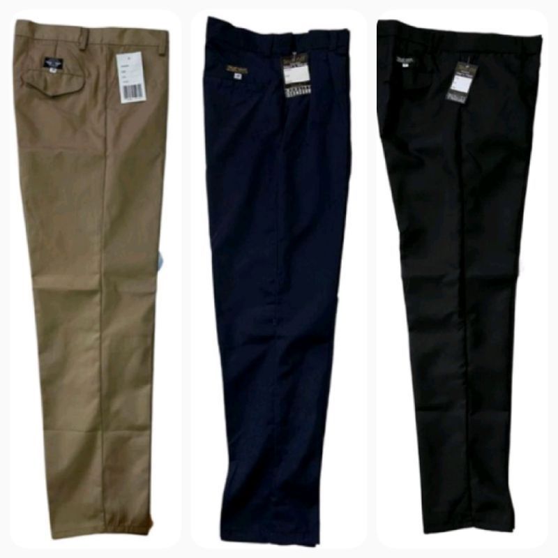 kaki pants for men Slacks / pants UNIFORM Black / khaki / Navy blue well off