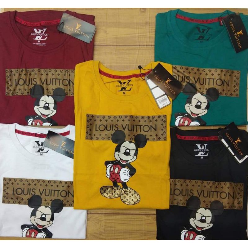 louis vuitton mickey mouse t shirt