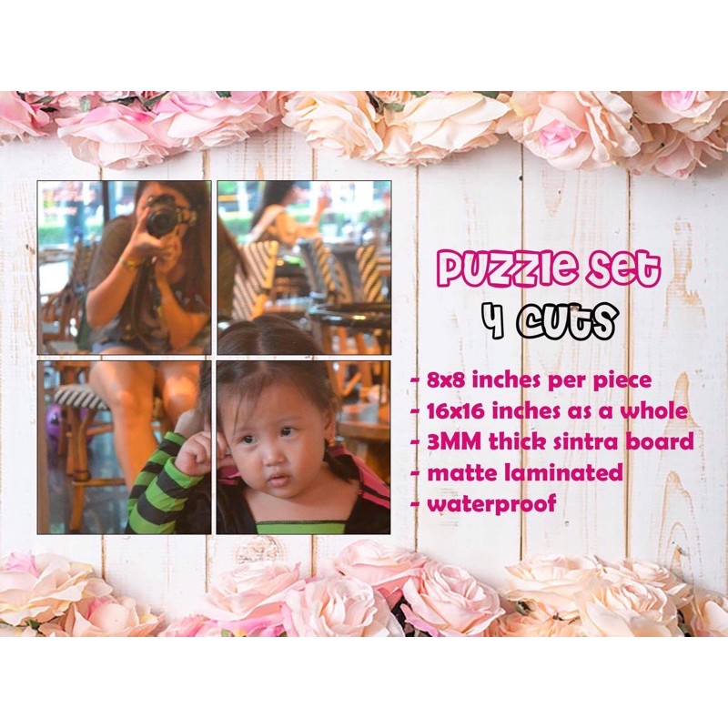 Wall Decoration Personalized Puzzle Photo In Sinta Board Wall Decoration Shopee Philippines