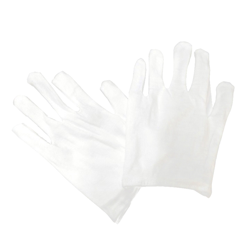 12 pairs White Cotton Gloves Beauty Moisturising Eczema Butler Waiter ...