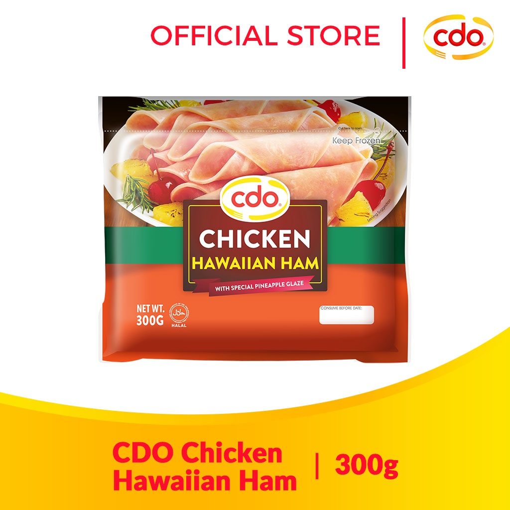 Cdo Chicken Hawaiian Ham 300g Shopee Philippines