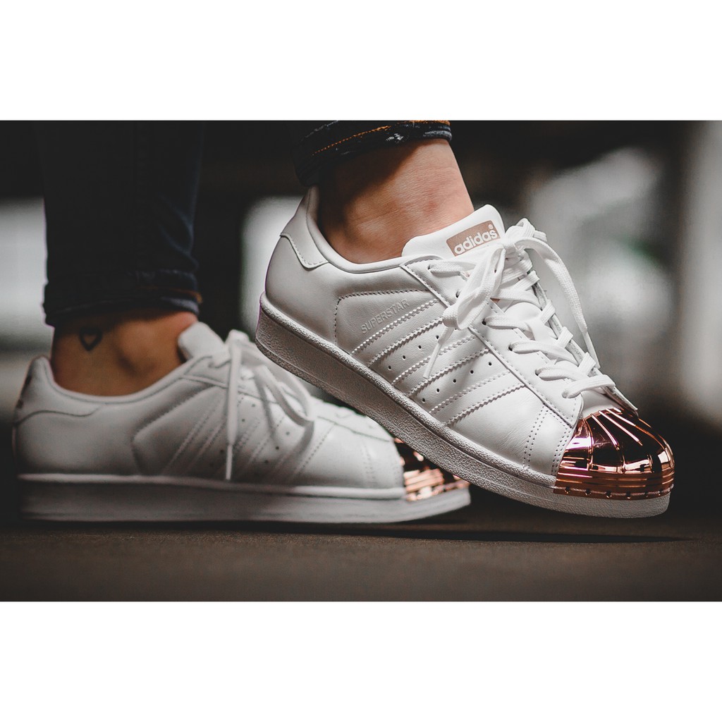 adidas superstar 80s rose gold