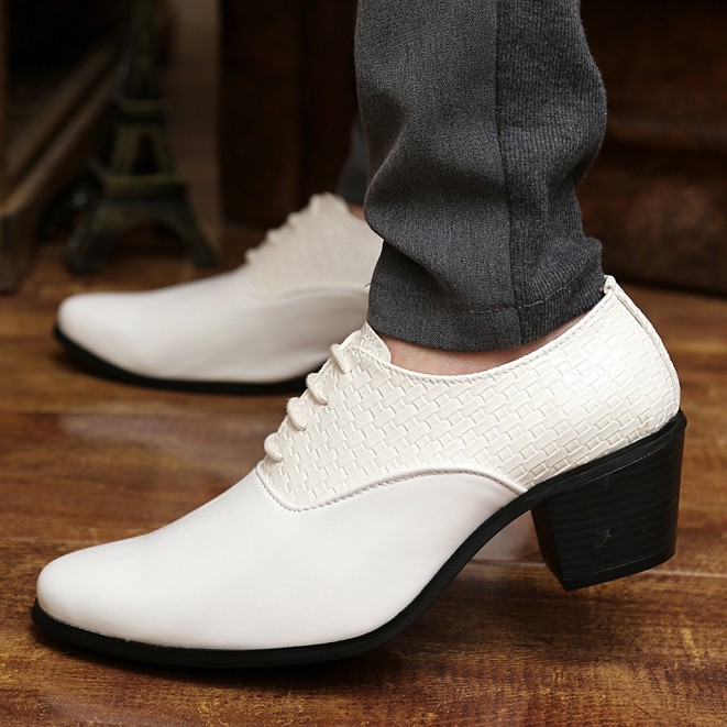 high heels formal shoes for mens