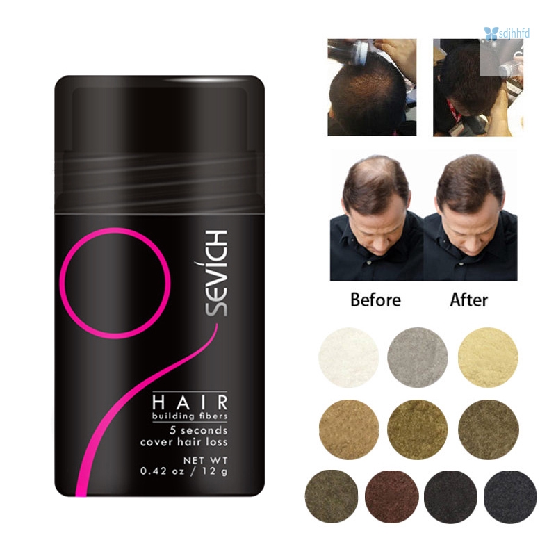 12 25g Hair Building Fibers Hairline Thickening Fiber For Men Women Shopee Philippines