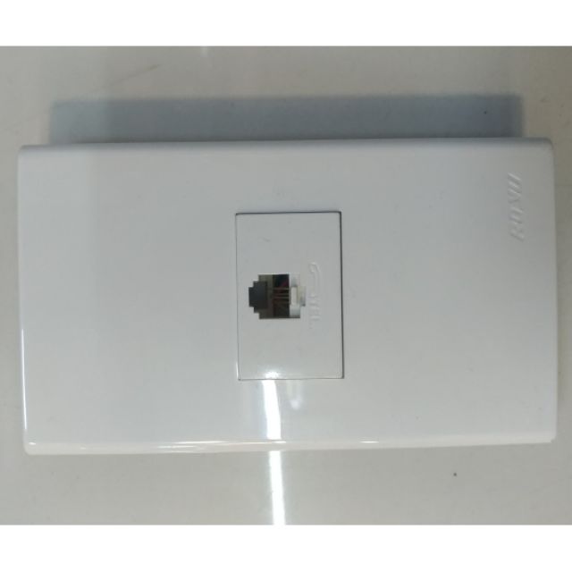 Royu wide series 1 gang telephone outlet Shopee Philippines