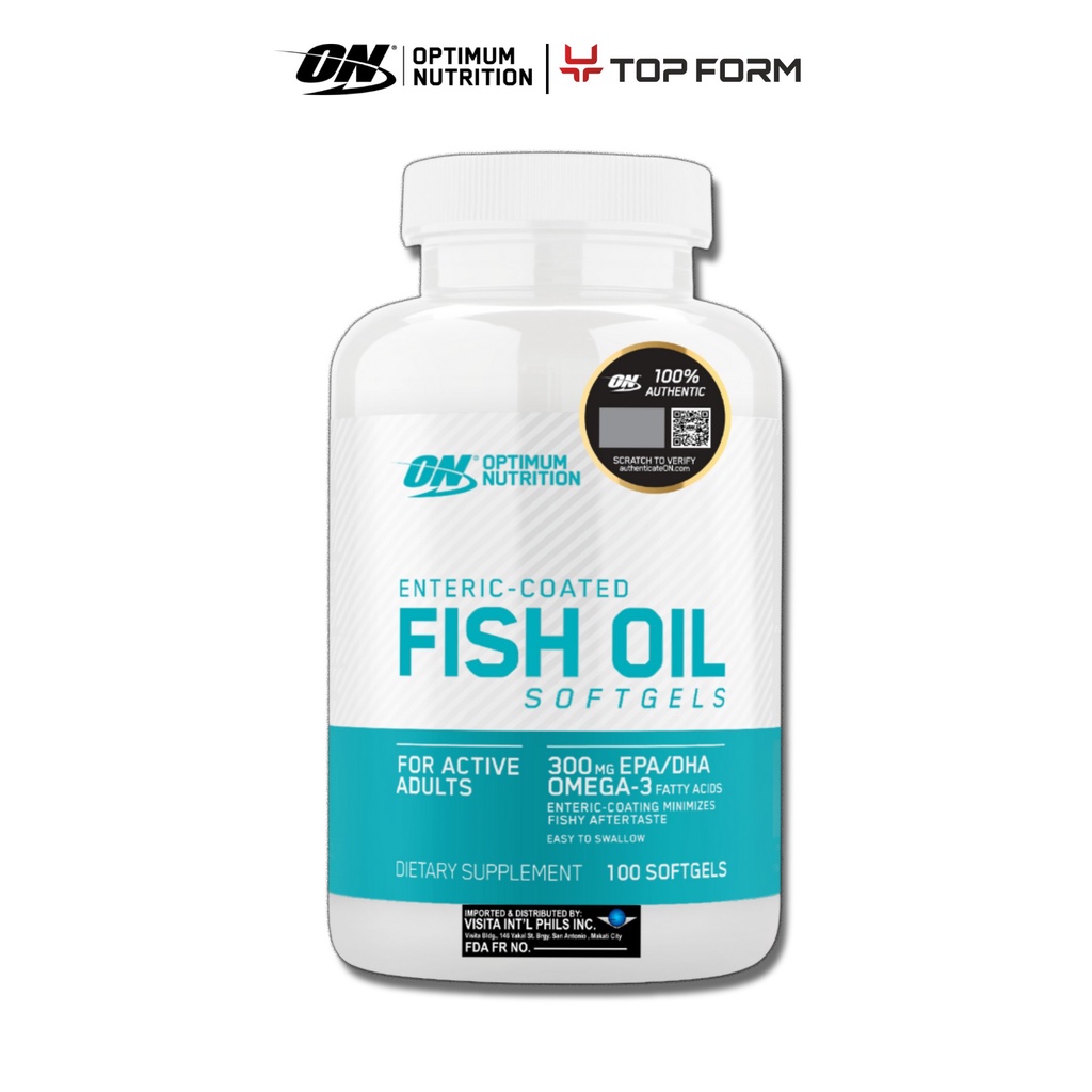 Optimum Nutrition Fish Oil 100 & 200 SoftGels Shopee Philippines