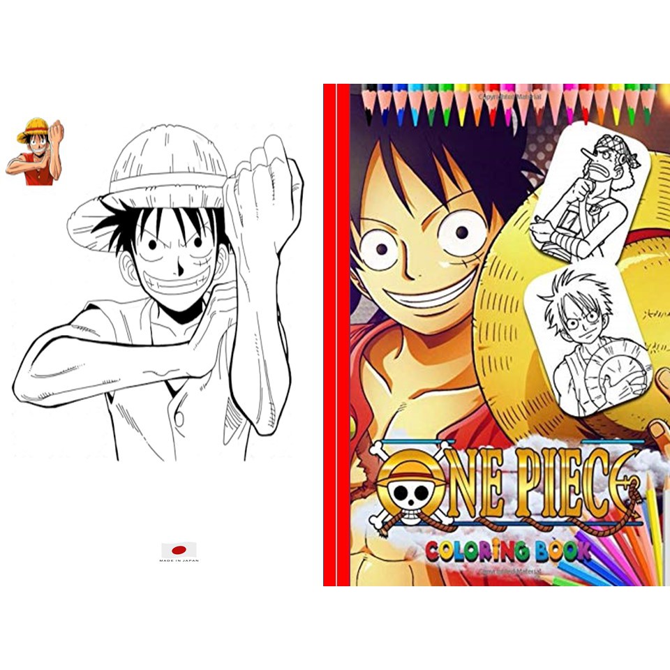 One Piece Anime Coloring Book | Shopee Philippines