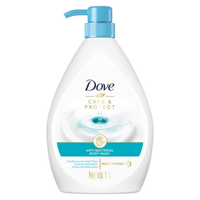 Dove Antibacterial Body Wash Care & Protect 1000ML Shopee Philippines