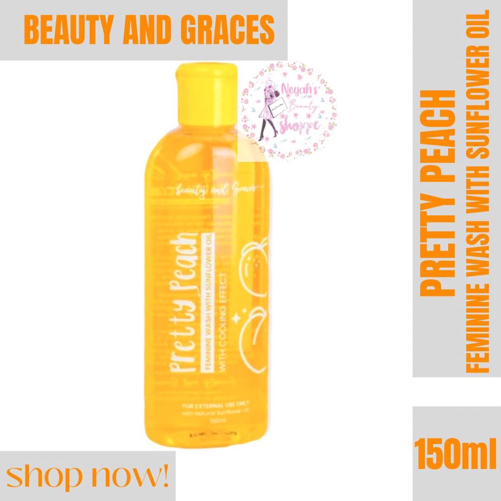 Pretty Peach Feminine Wash by Beauty and Graces 150ml Shopee Philippines