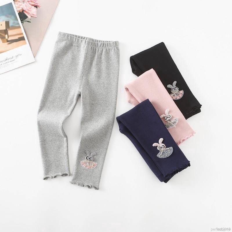 babyme  Celana  Legging  Panjang Motif Kelinci Pinggang 