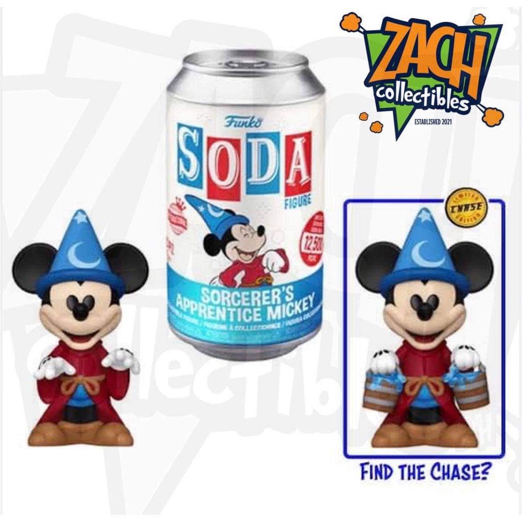 Funko Vinyl Soda Sorcerer's Apprentice Mickey Sealed with a Chance of