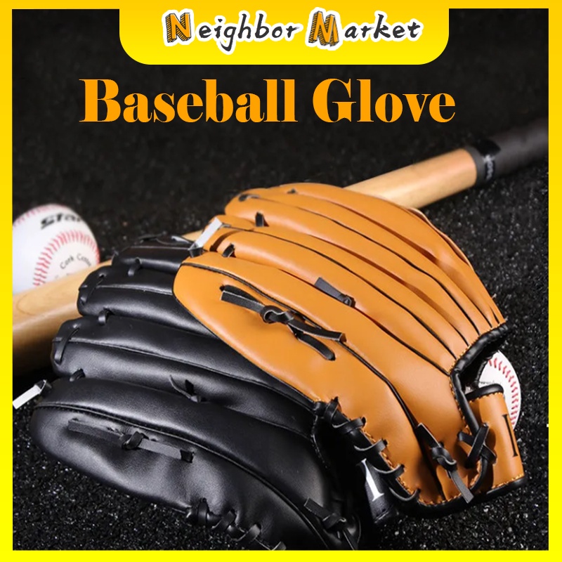 Sports Soft Ball Leather Like Baseball Glove Thrower Training Professional Adult 