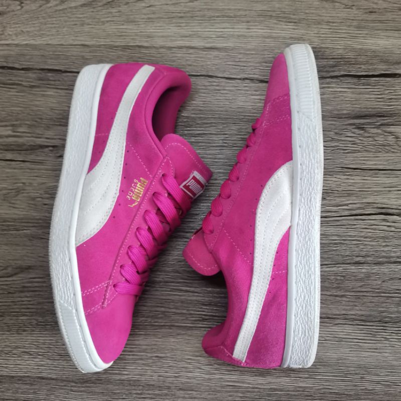 puma suede rose fushia
