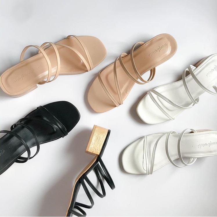 LUPE Strappy Heeled Sandals | Shopee Philippines