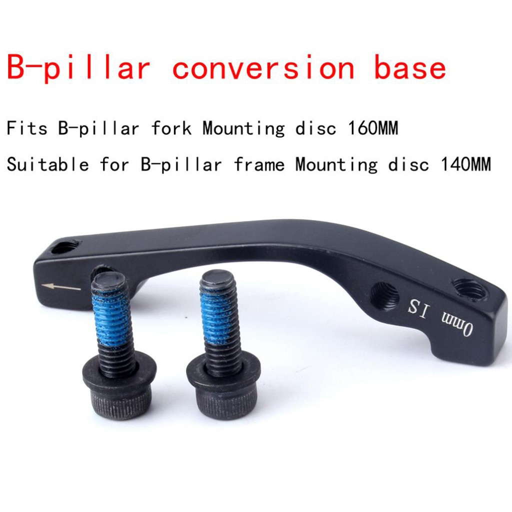Mountain Road Bike Disc Brake Caliper Mount Adapter Front 160mm frame