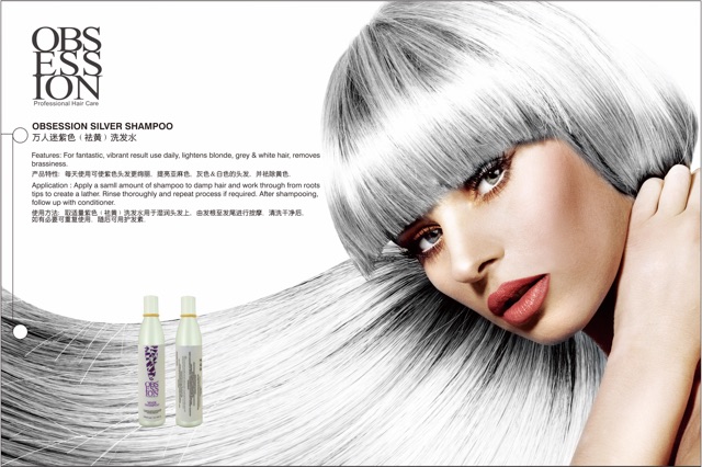 Obsession Silver Shampoo Or Purple Shampoo 300ml Shopee Philippines