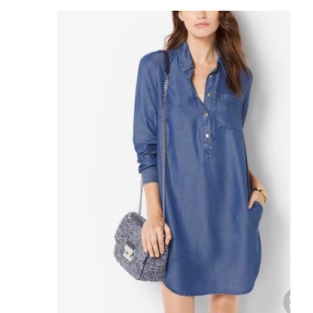 uniqlo denim dress