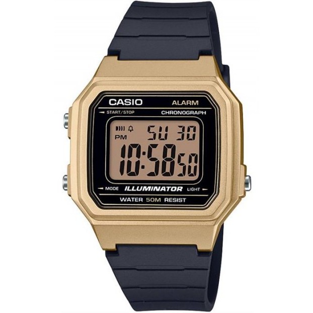 Casio W217 Gold Rubber Digital Watch W217HM-9A | Shopee Philippines