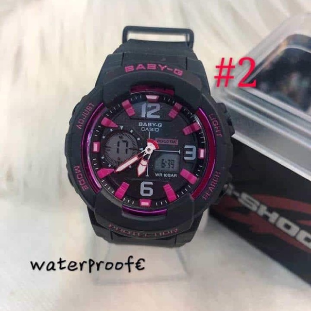 is baby g watch waterproof