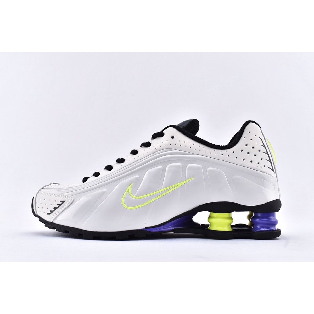 nike shox r4 white flash
