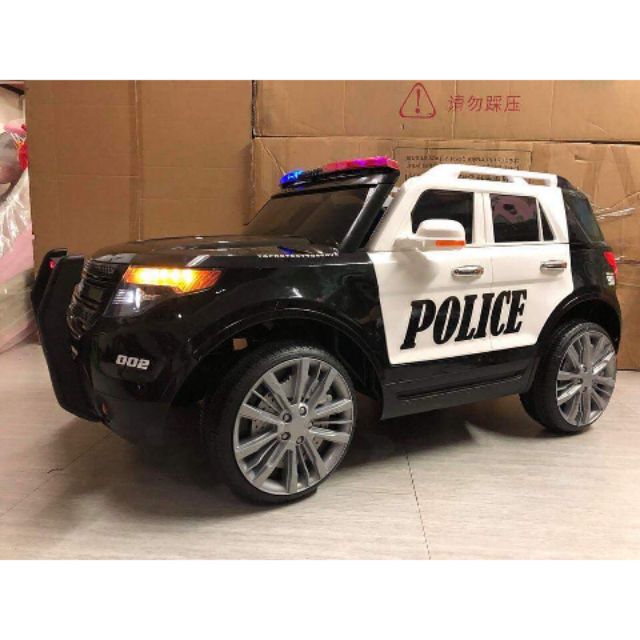 police car big wheel