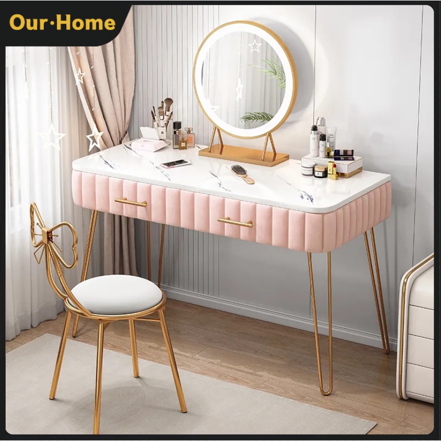 Stock】 makeup Light luxury modern dressing table small Shopee Philippines
