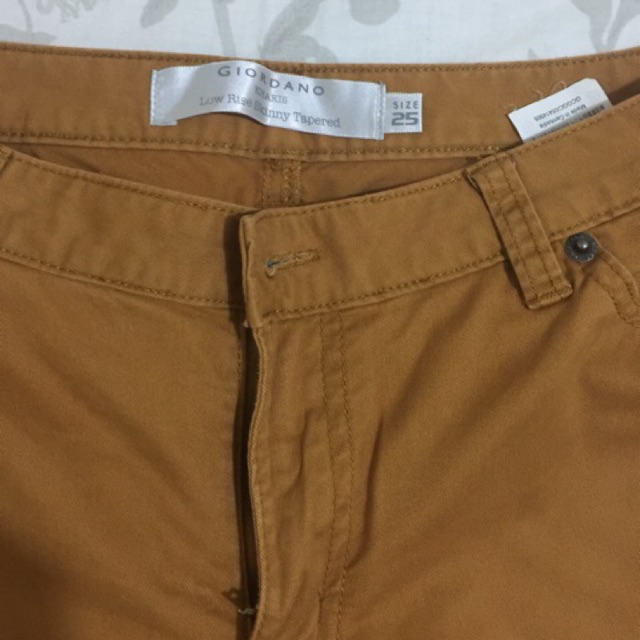 Giordano Low Rise skinny tapered pants | Shopee Philippines