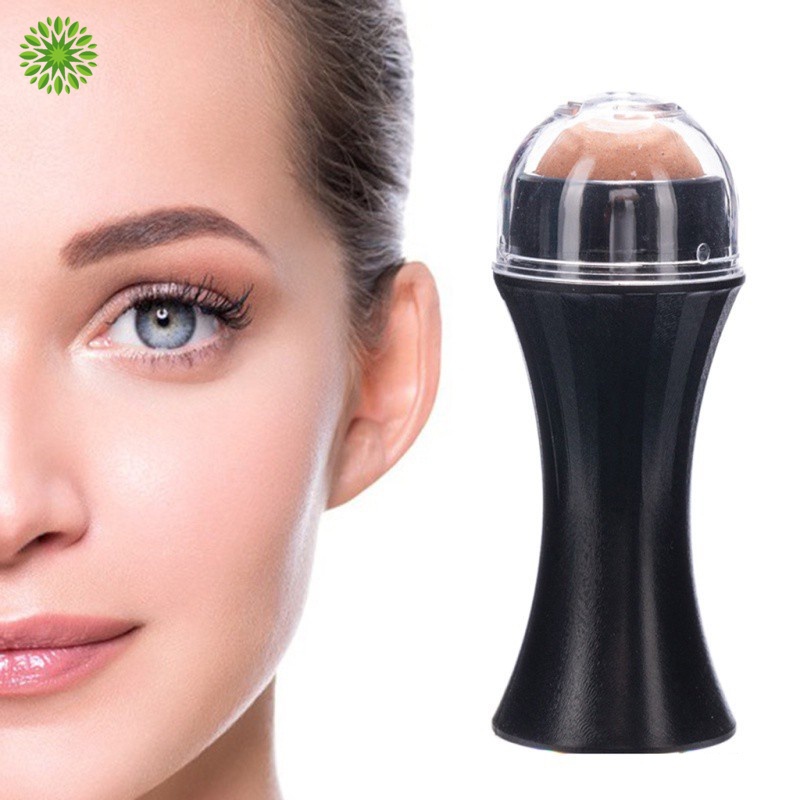 Face Oil Absorbing Roller Volcanic Stone Blemish Remover Face Tzone