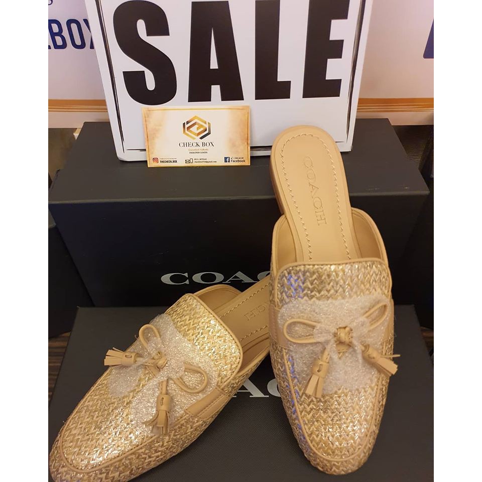 coach loafer slide