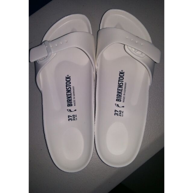 white eva birkenstock 37