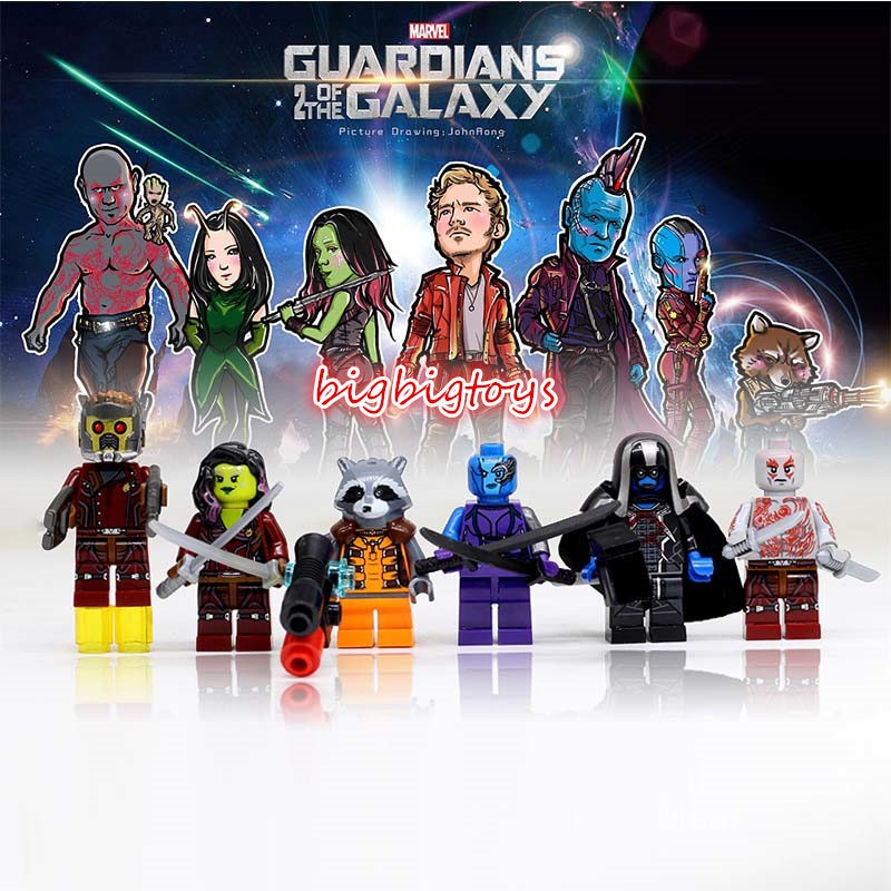 lego guardians of the galaxy minifigures