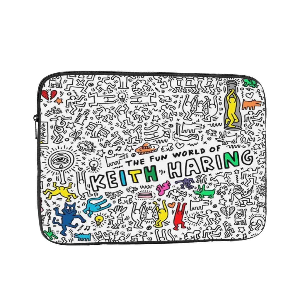 Keith Haring 10-17 Inch Laptop Bag Fashion Cute Laptop Sleeve Tablet 