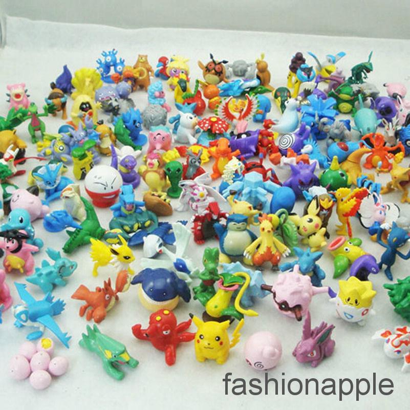 COD 24pcs Mixed Lots Pokemon Mini Random Pearl Figures Toy | Shopee ...