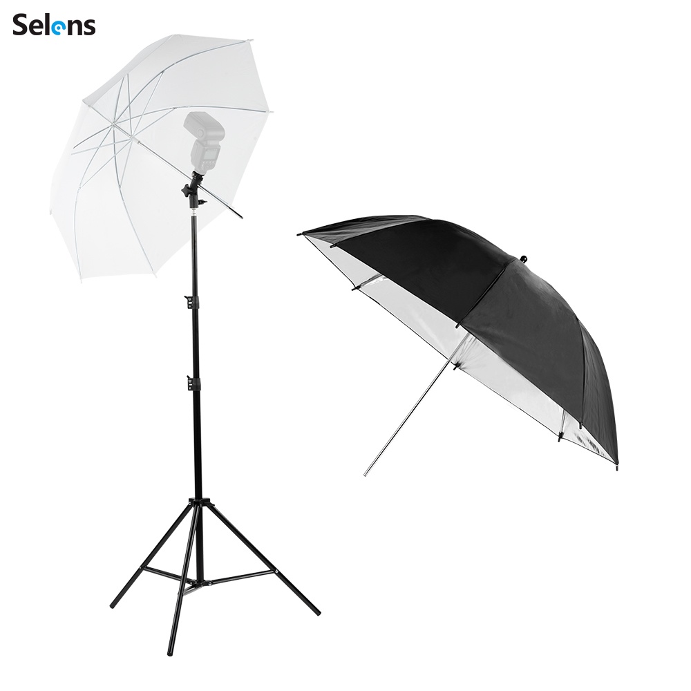 Selens Photography Umbrella Light Stand Flash Bracket Mount Kit with 33