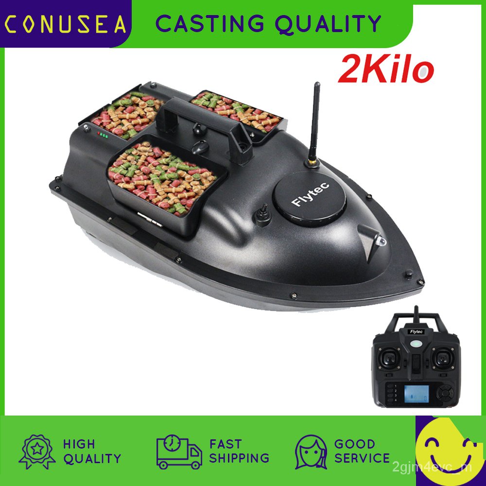 Flytec GPS Smart Return RC Fishing Bait boat Pvc 2.4G remote radio