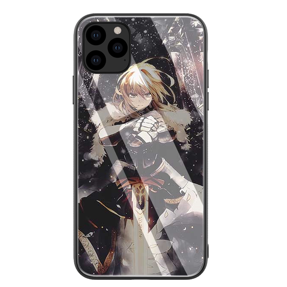 Fate Grand Order Iphone 11 Pro Xs Max Xr X 8 7 6 6s Plus Tpu Tempered Glass Case Shopee Philippines