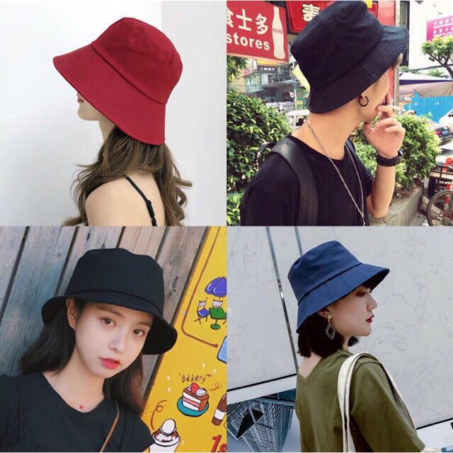 bucket hat korean fashion