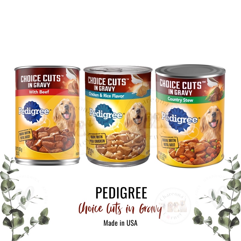 PEDIGREE CHOICE CUTS WET DOG FOOD CAN 375g Shopee Philippines