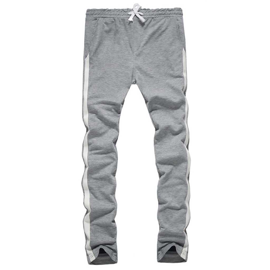 drawstring side stripe design sweatpants