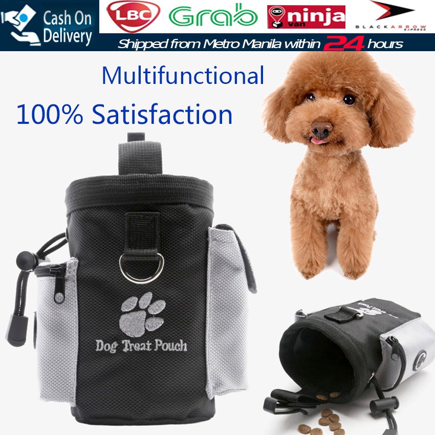 ELEGX New Dog Snack Bag Outdoor Pet Training Bag Lightweight and Easy to Carry for Small to Large Dogs 