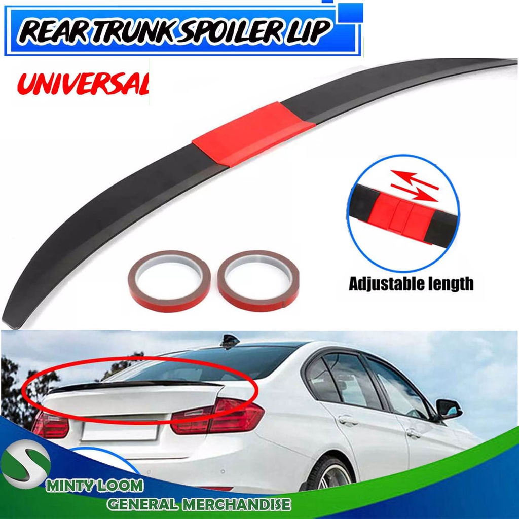 Universal Rear Spoiler Rear Wing Lip Trunk Spoiler Rear Wing ABS