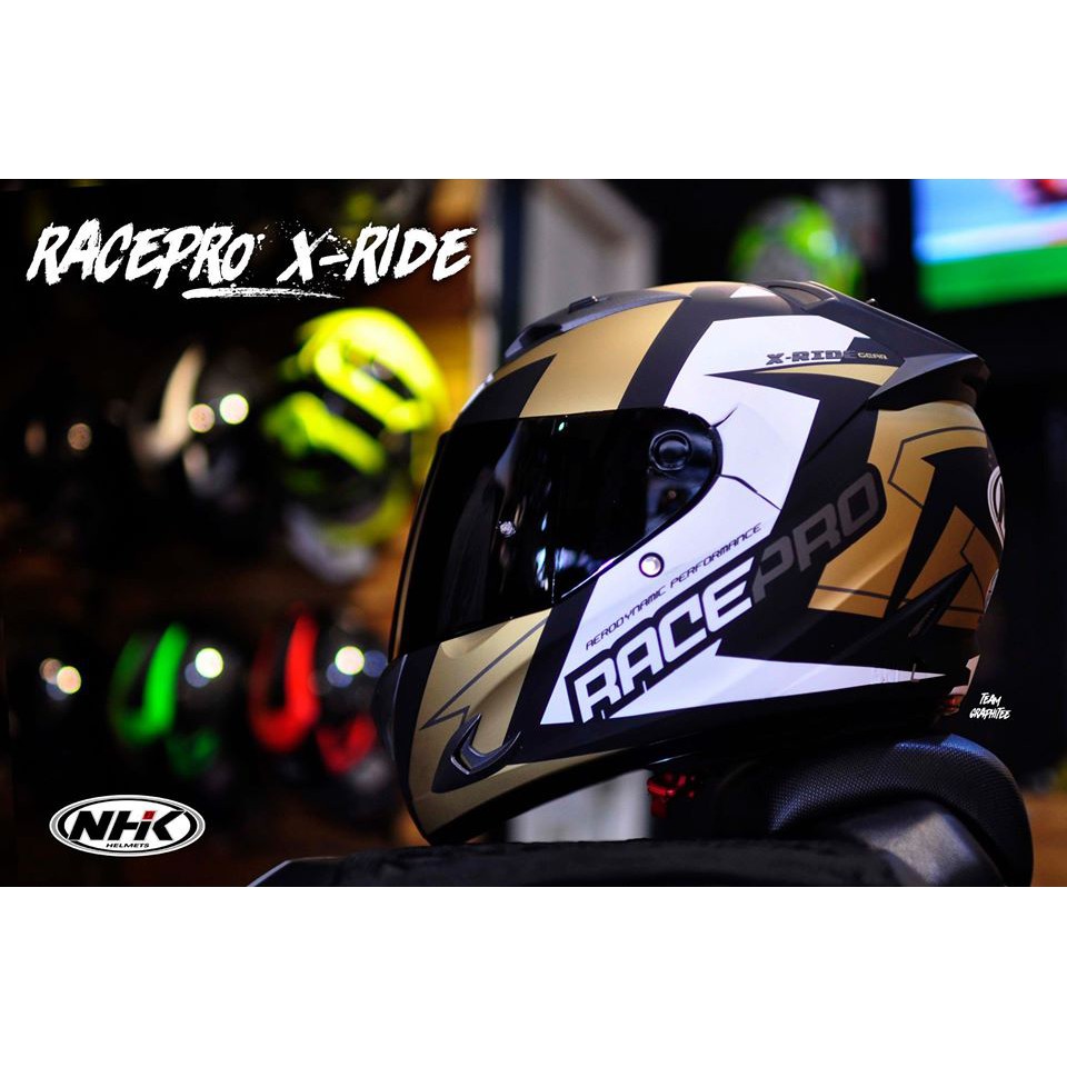 Nhk Race Pro X Ride Black Gold Doft Shopee Philippines