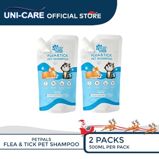 hot sell Petpals Flea and Tick Pet Shampoo 500ml Pack of 2