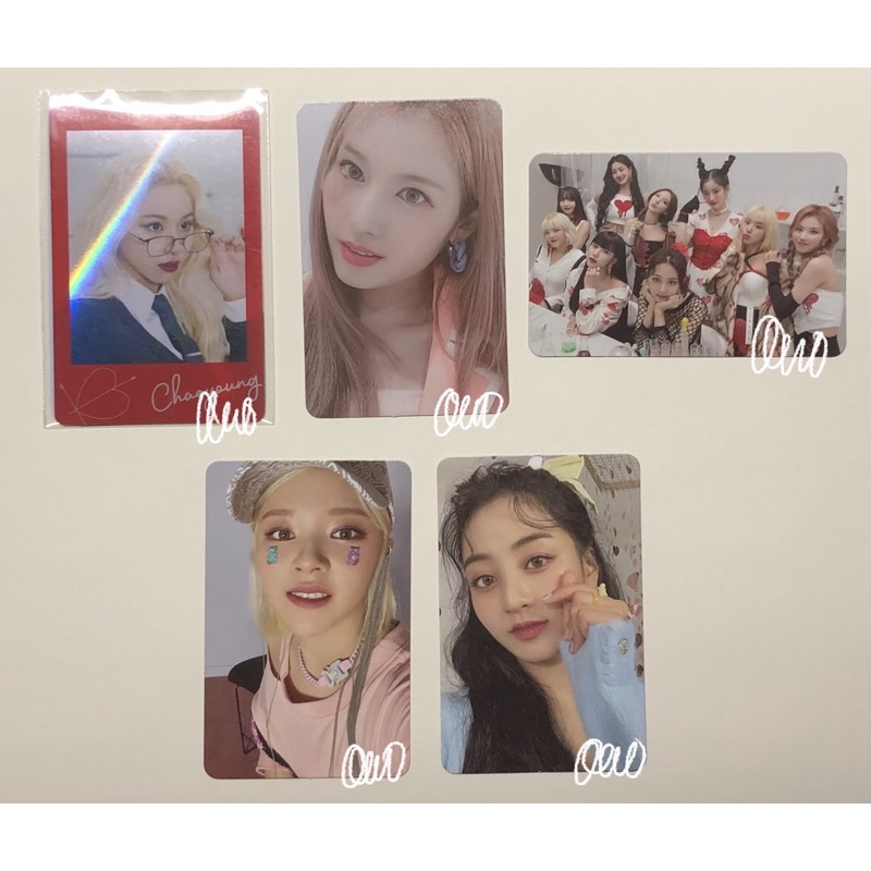 Twice Formula of Love Photocards (chaeyoung sana unit jeongyeon jihyo ...