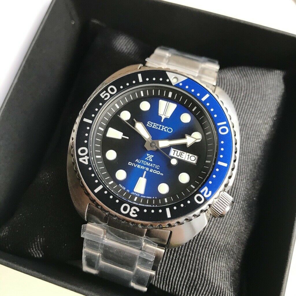 BNEW AUTHENTIC SEIKO SRPC25J1 Prospex Turtle Automatic Diver Deep Blue  Japan Made Watch For Men | Shopee Philippines