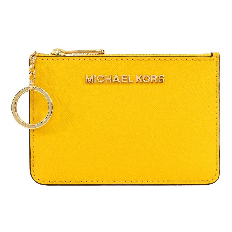 SALE!!! Michael Kors Jet Set Travel Coin Pouch/Wallet with Key Ring –  Jasmine Yellow/Gold | Shopee Philippines