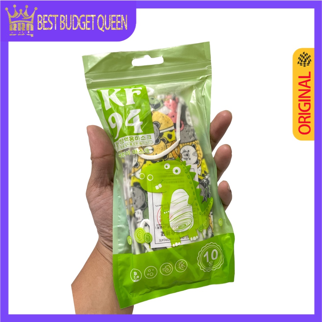 KF94 KIDS face mask 4ply 3D Wide Face Mask Korean mask - Best Budget Queen