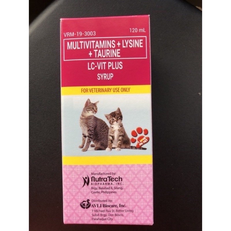 LC Vit Plus 60ml & 120mL for Cats Shopee Philippines