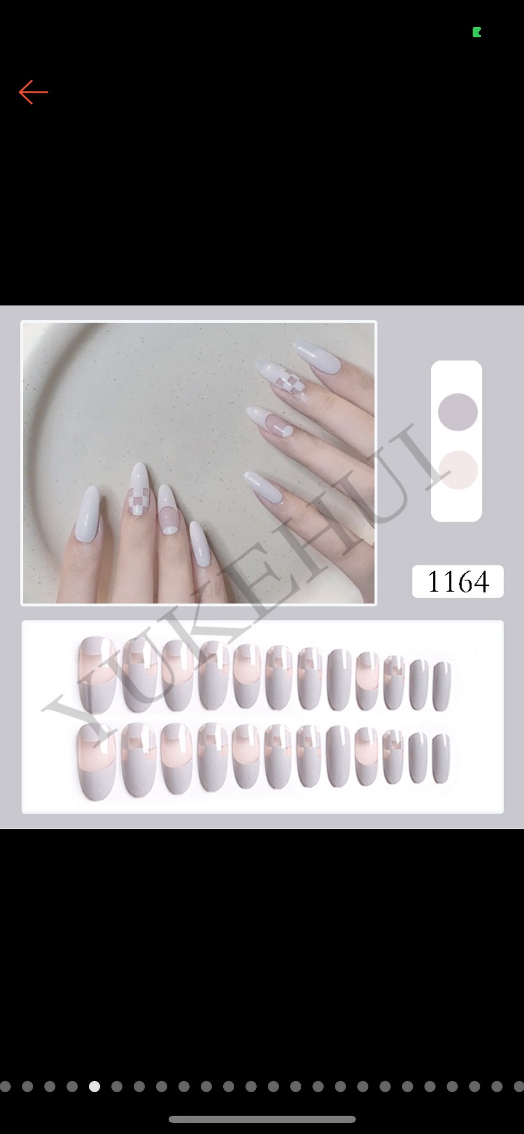 Yukehui 24pcs Fake Nails Set With Glue False Nails Long Nail French Nail Care Nail Beauty Wear Manicure Design Extension Nail Art Shopee Philippines